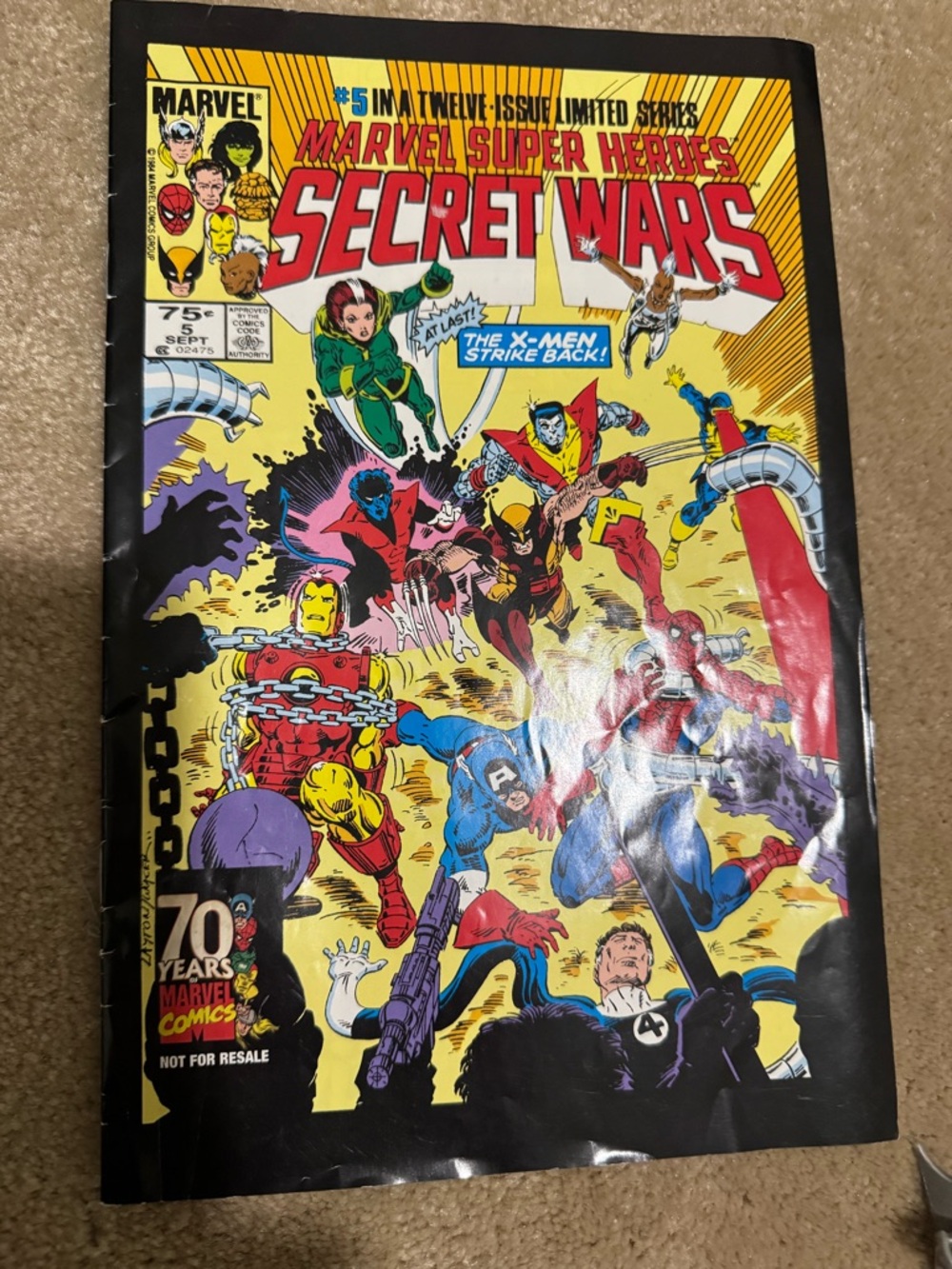 Marvel Super Heroes Secret Wars Comics #5 Marvel Universe (Not 1984)